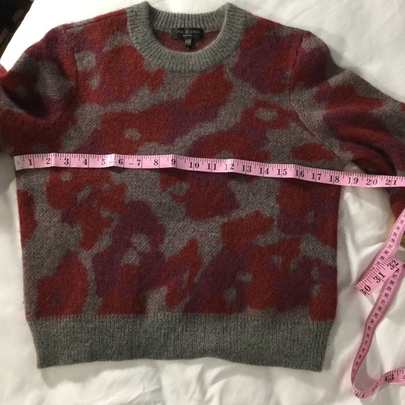 Rag & Bone Leopard Print Mohair Sweater Size XXS - Picture 8 of 10